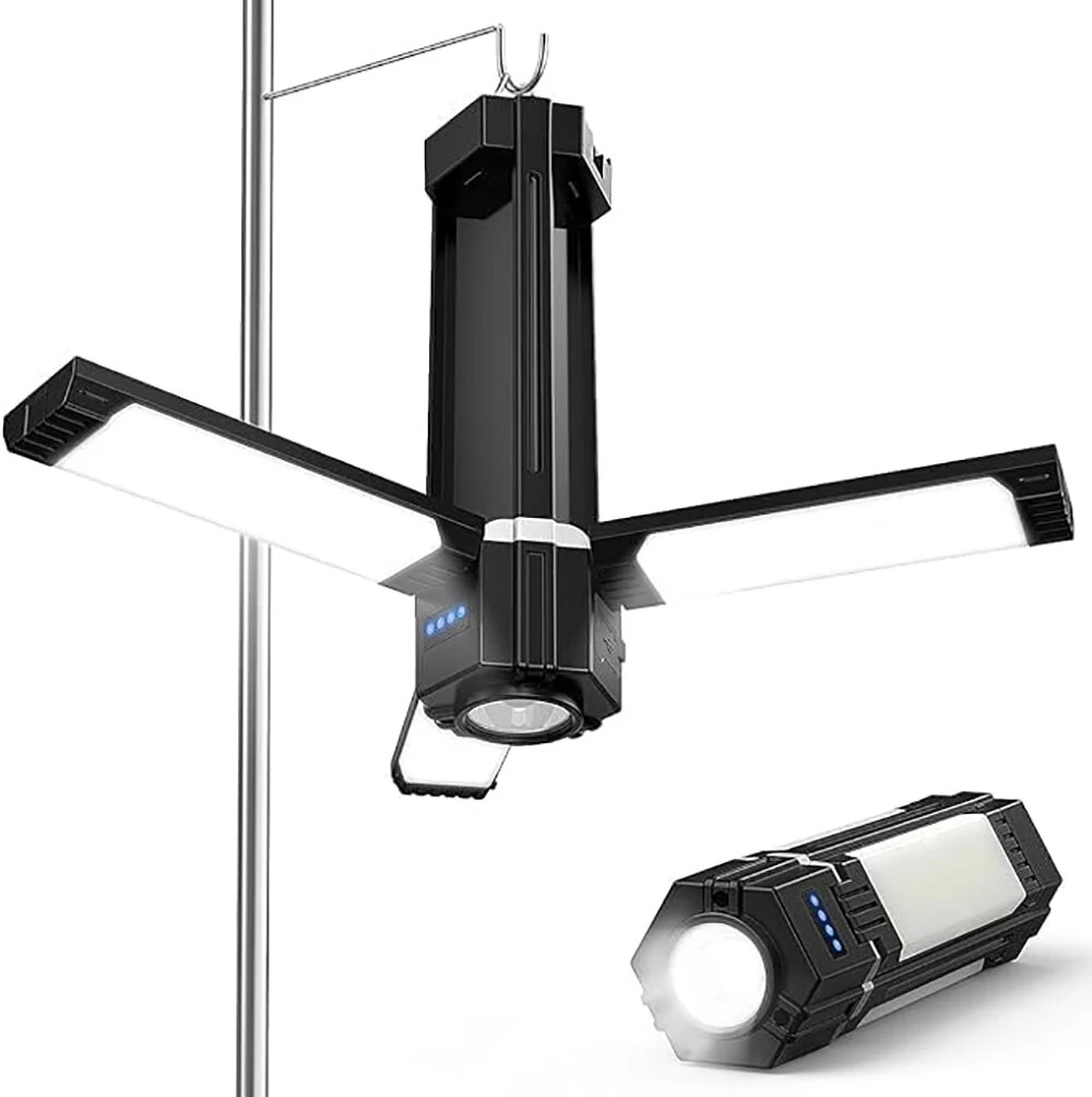 3000mAh Portable Camping Light Rechargeable LED Camping Lantern with 5 Light Modes Waterproof Camping Gear SOS Flashlights for Emergencies Travel (image for) 3000mAh Portable Camping Light Rechargeable LED Camping Lantern with 5 Light Modes Waterproof Camping Gear SOS Flashlights for Emergencies Travel