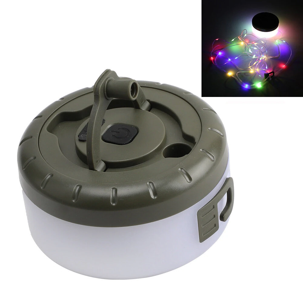 Portable USB Rechargeable Camping Lantern with Retractable 8m LED Strip 5 Modes IP67 Waterproof (image for) Portable USB Rechargeable Camping Lantern with Retractable 8m LED Strip 5 Modes IP67 Waterproof