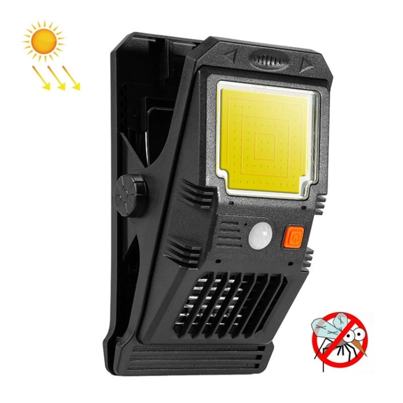 Solar Wall Lamp With Clip Motion Sensor Waterproof Portable Bug Killer LED COB Wall Light for Outdoor Courtyard (image for) Solar Wall Lamp With Clip Motion Sensor Waterproof Portable Bug Killer LED COB Wall Light for Outdoor Courtyard